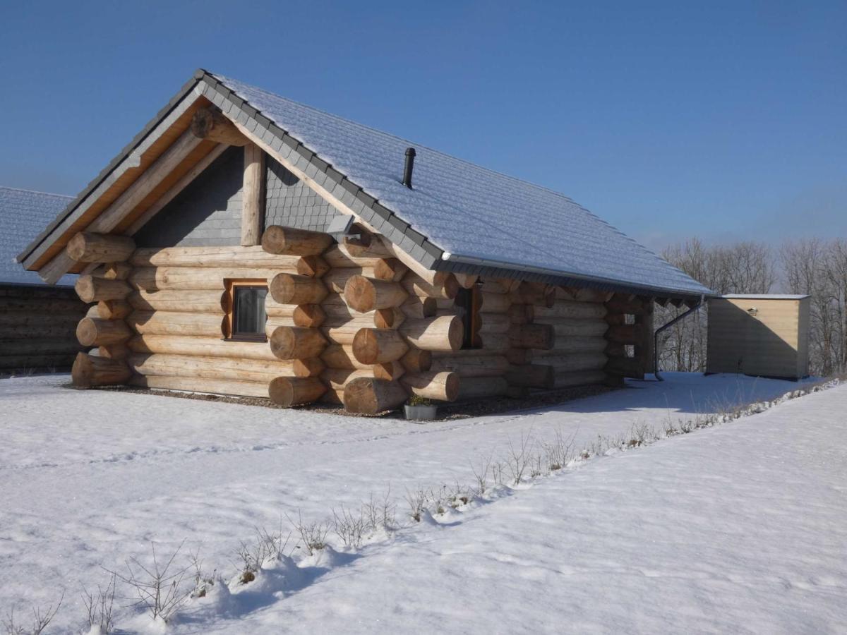 Naturstammhaus Tollensesee Groß Nemerow Exterior foto